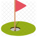 Bandeira De Golfe Golfe Esporte Ícone