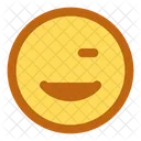 Emoji Pisca Direita Ícone