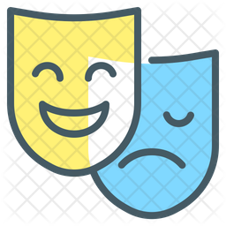 Emoji Review Icon - Download in Colored Outline Style