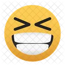 Emoji-risos-sorriso-dentes  Ícone