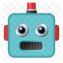 Robo Emoji Robo Emoticon Ícone