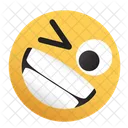 Emoji-roll-wink-happy  Icon