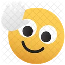 Emoji-rollen-winken-hallo-lächeln  Symbol