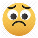 Emoji-sad-sadness-big-eyes  Icon