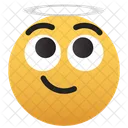 Emoji-santo-sonriso  Icono