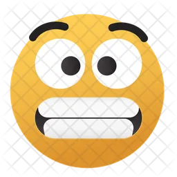 Emoji-scared-worried Emoji Icon