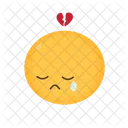 Emoji Triste Sentir Ícone