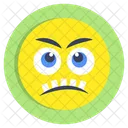 Emoji Serieux Emoticone Emotag Icon