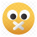 Emoji-silence-lips-sealed  Icon