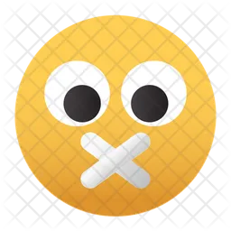 Emoji-silence-lips-sealed Emoji Icon