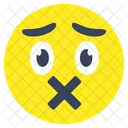 Emoji Sin Palabras Emoticon Etiqueta Emocional Icono