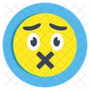 Emoji Sin Palabras Emoticon Etiqueta Emocional Icono