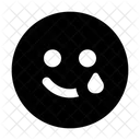Emoji Smile Tear Icon