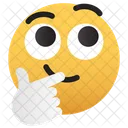 Emoji-smile-thinking-happy Icon