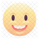 Sorprendido Sonrisa Emoji Icono