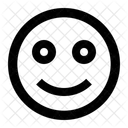 Emoji, Sourire, Smiley, Badge, Rond, Visage, Frais  Icône