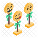 Emoji Sticks Emoji Props Emoticons Icon