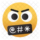 Emoji-swearing-mad  Icon