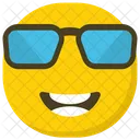 Emoji Cool Emoji De Lunettes De Soleil Emoticone Icône