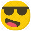 Emoji Cool Emoji De Lunettes De Soleil Emoticone Icône