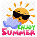 Emoji Cool Autocollant Emot Cool Emotag Icône