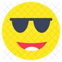 Emoji Cool Emoticone Emotag Icône