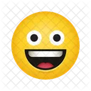 Smiley Visage Souriant Emoji Heureux Icône