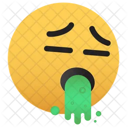 Emoji-vomit-barf-ill Emoji Icon