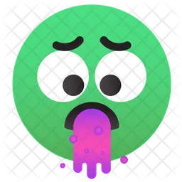 Emoji-vomit-sick-barf Emoji Icon