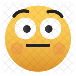 Emoji-worried-blushing Emoji Icon