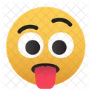 Emoji-worried-toungue-out  Icon