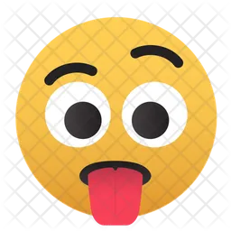 Emoji-worried-toungue-out Emoji Icon