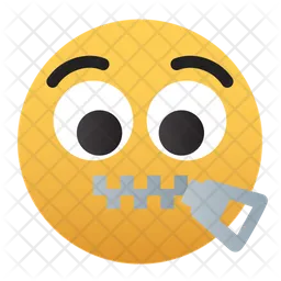 Emoji-zip-lips Emoji Icon