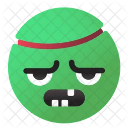 Emoji-zombie-cut-head Emoji Icon