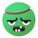 Emoji-zumbi-cortada-cabeça  Ícone