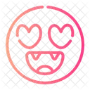 Emojis Heart Eyes Beast Icon