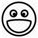 Emot Happy Smile Icon
