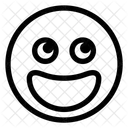Emot Happy Smile Icon