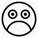 Emot Sad Sorrow Icon