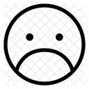 Emot Sad Sorrow Icon