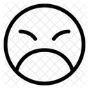 Emot Sad Sorrow Icon