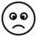 Emot Sad Sorrow Icon