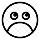 Emot Sad Sorrow Icon