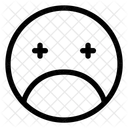 Emot Sad Sorrow Icon