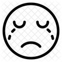 Emot Sad Sorrow Icon