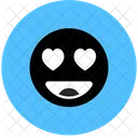 Emoticono De Amor Streamline Kameleon Icon