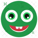 Sonrie Ligeramente Emoticono Alegre Emoji Feliz Icono