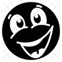 Emoji Alegre Expresion Alegre Etiqueta Emocional Icono