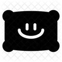 Emoticon de almohada sonriente  Icono