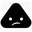 Expressao Rosto Triangulo Icon